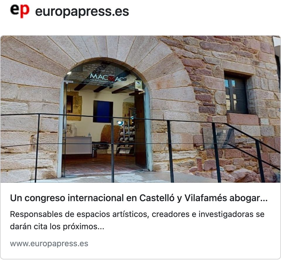 Un congreso internacional en Castelló y Vilafamés abogara por "repensar" los museos para acoger la diversidad