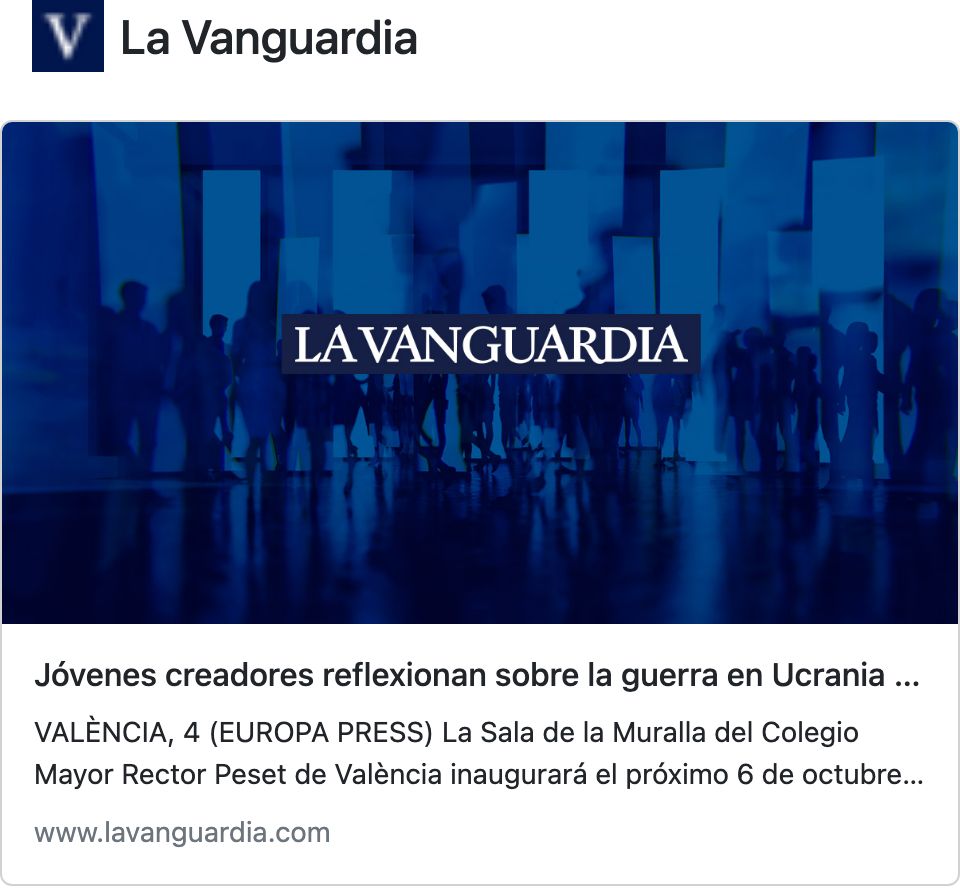 Jóvenes creadores reflexionan sobre la guerra en Ucrania co la muestra 'The Art of Resistance'