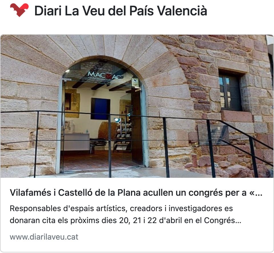 Vilafamés i Castelló de la Plana acullen un congrés per a «repensar» els museus per a la diversitat